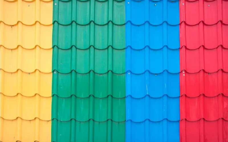 Color-coated roofing sheets