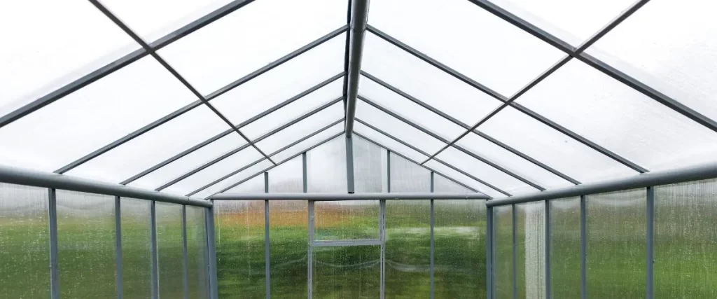 Gable Roof with Polycarbonate Sheets