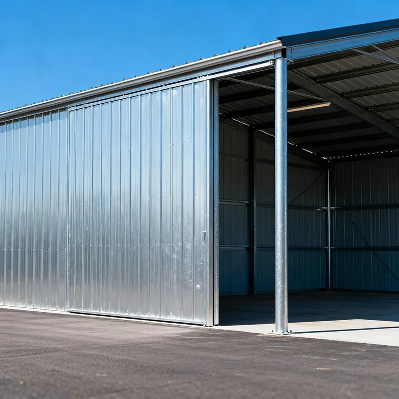 High Grade Galvanized Steel Shed for Durable Industrial Applications