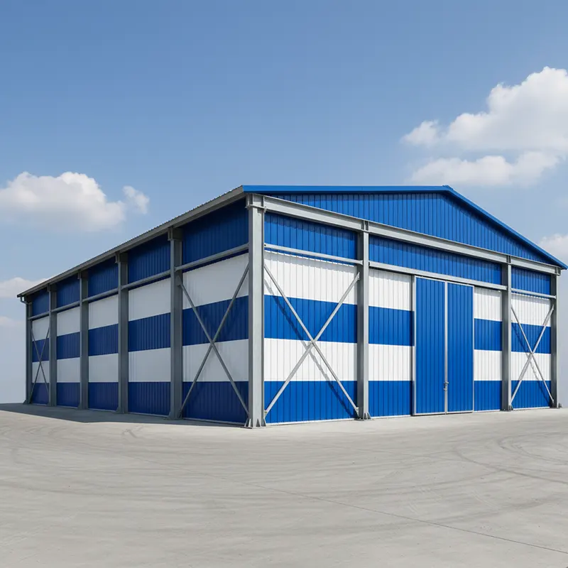 Shed Constructed With Pre Painted Galvanized Iron PPGI Sheets