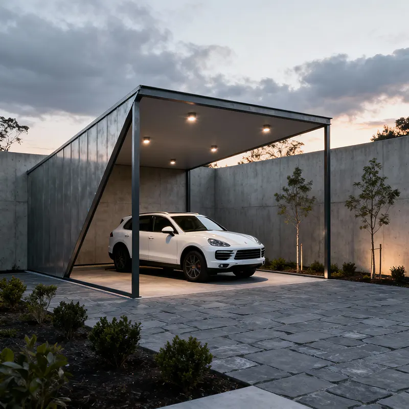 portable car parking shed